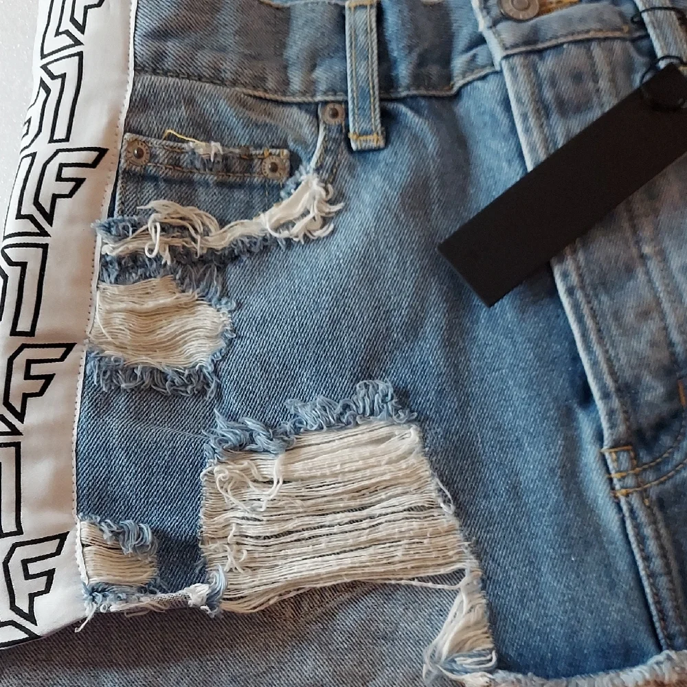 LF The Brand Size 26 Womens Jeans Skirt Small - Picture 7 of 10
